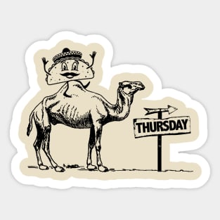 Thursday Here We Come Sticker